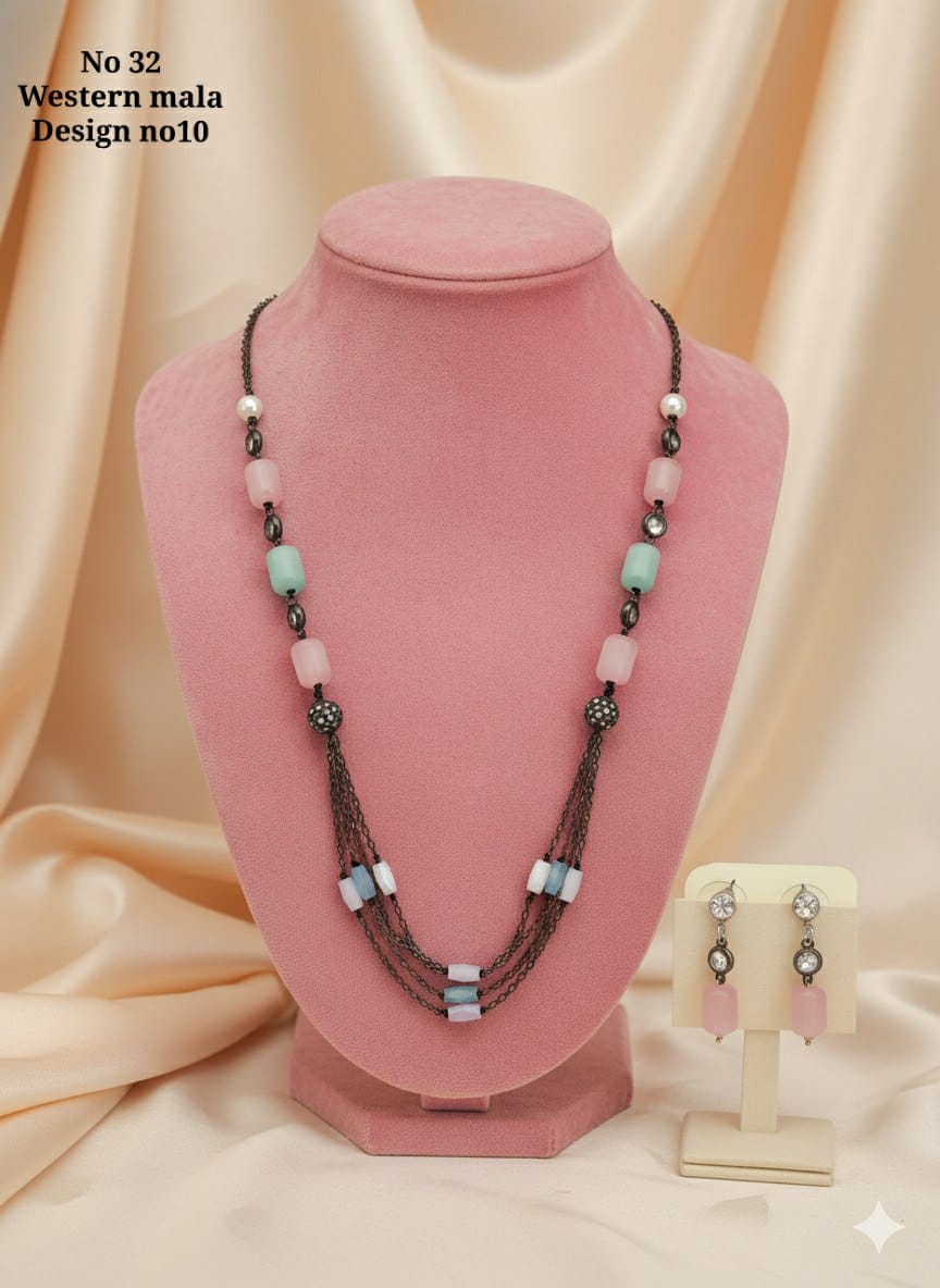 Black Bead Heritage Necklace